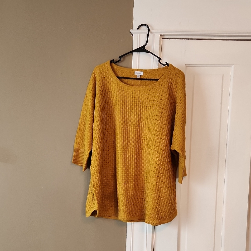 NWT Avenue Golden Knit Top